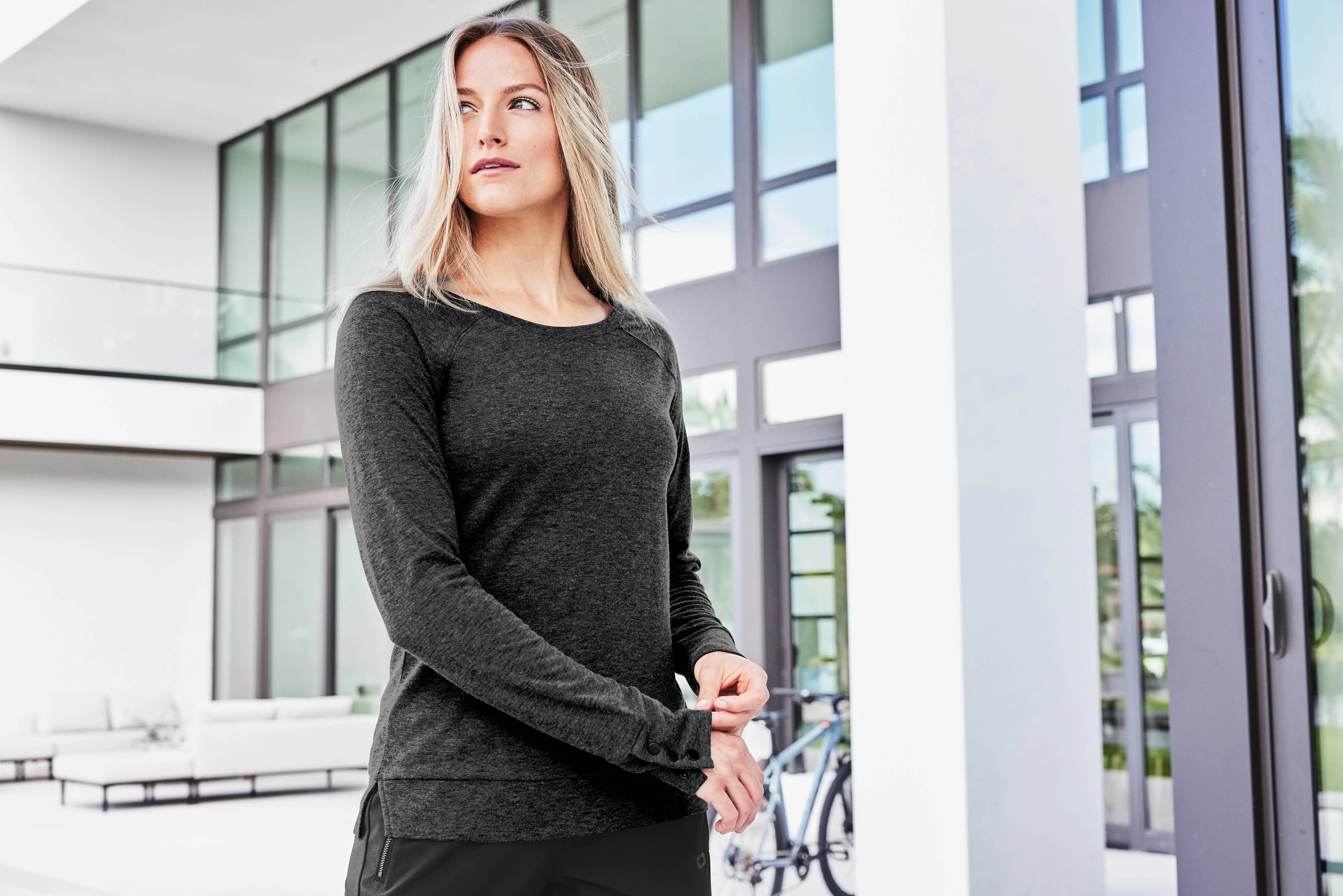 OGIO Ladies Command Long Sleeve Scoop Neck