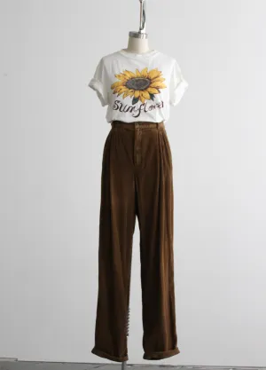 olive corduroy trousers 1919 Vintage