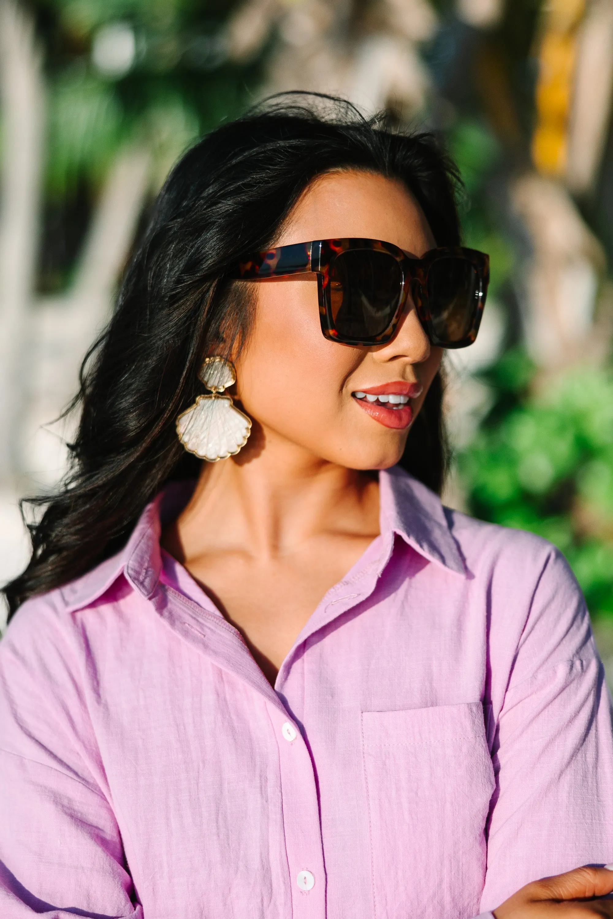 On My Way Tortoise Brown Sunglasses