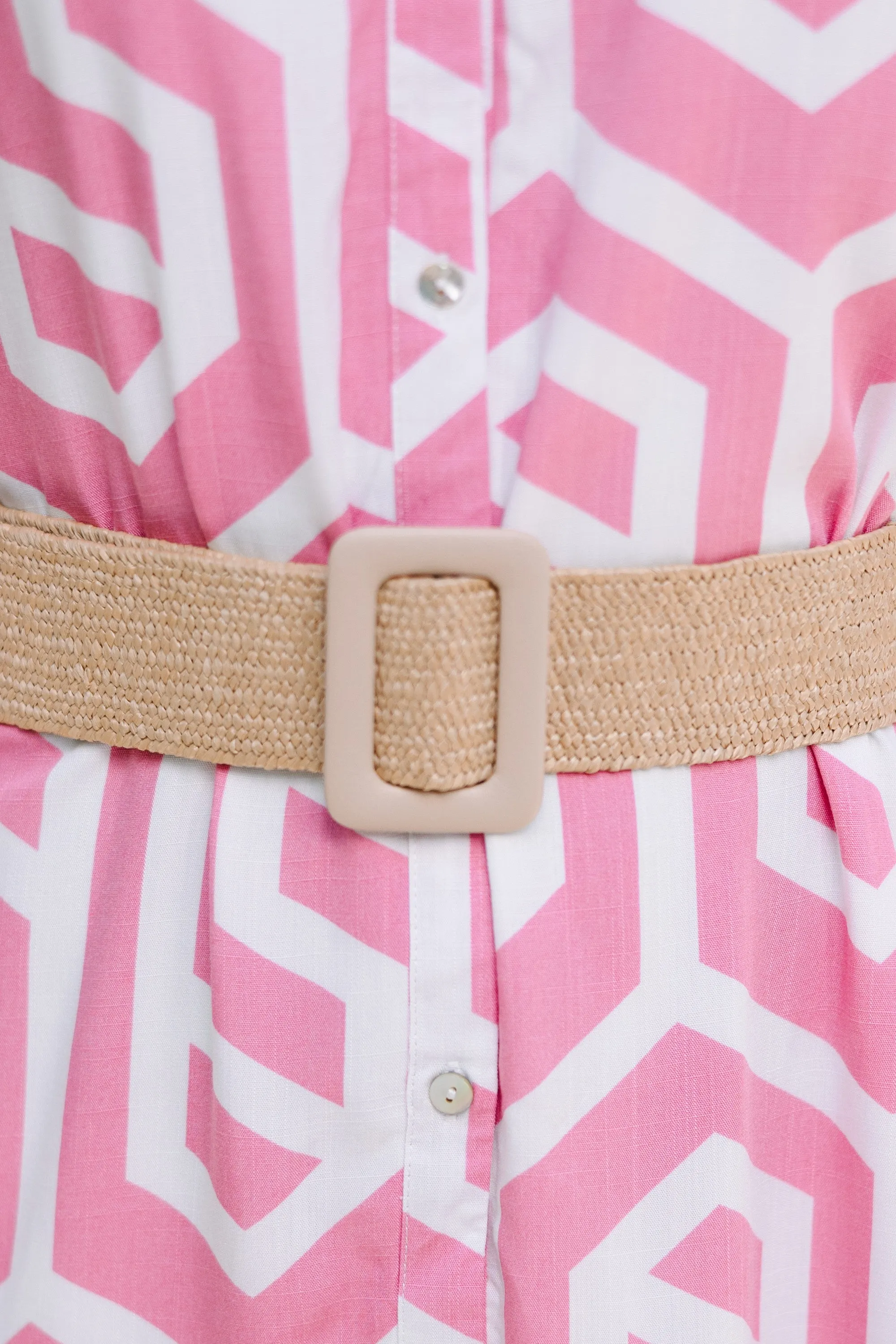 On The Move Khaki Braided Belt