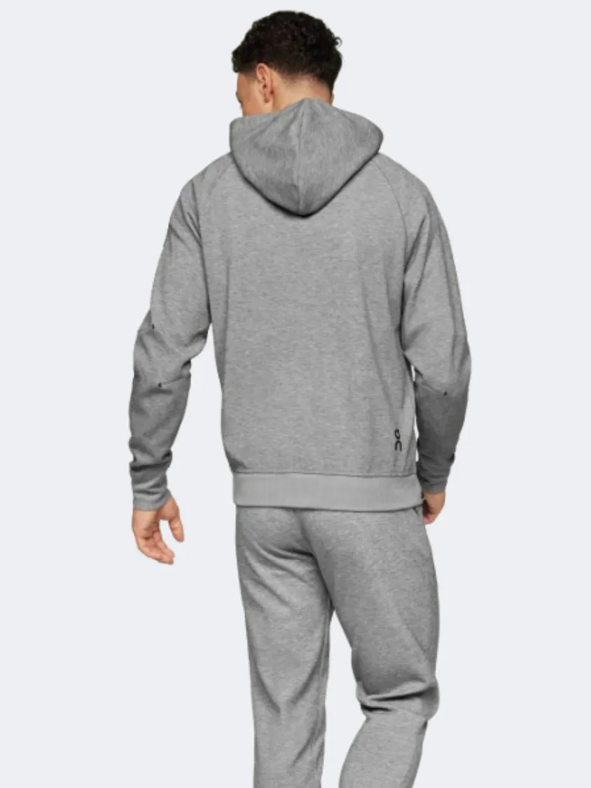 On Zipped 2 Men Training Hoody Grey