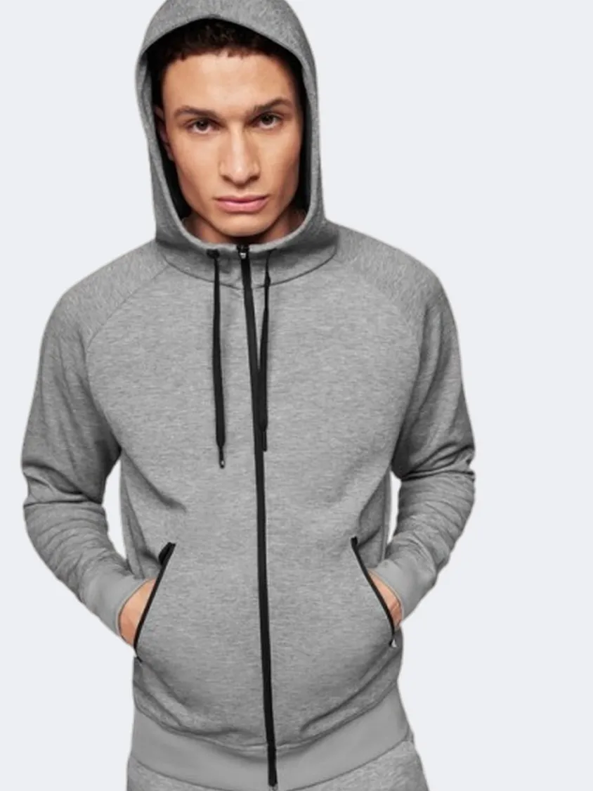 On Zipped 2 Men Training Hoody Grey