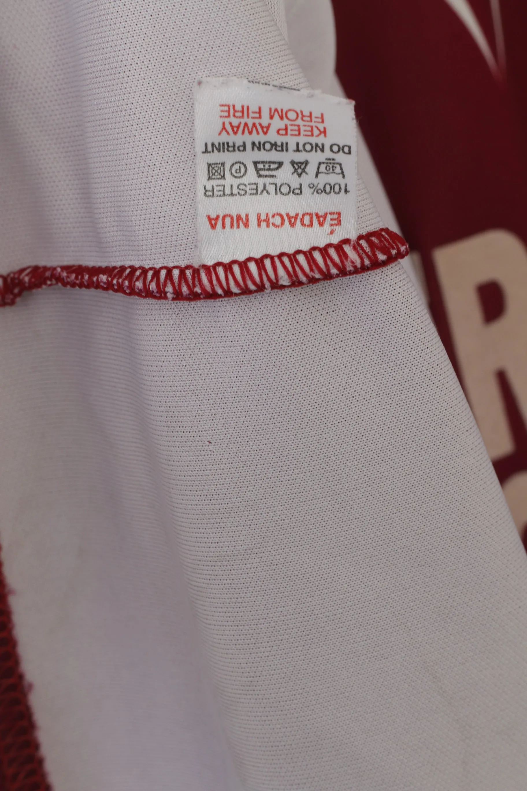 O'Neills Men XL Polo Shirt Maroon Cumann Iomanaioct Gaelic Vintage #22 Jersey Top