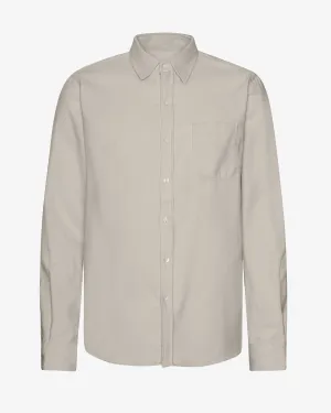 Organic Flannel Shirt - Cloudy Grey