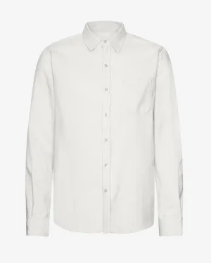 Organic Flannel Shirt - Limestone Grey