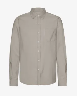 Organic Flannel Shirt - Storm Grey