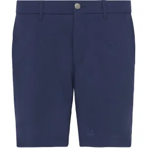 Original Penguin All-Over Pete Embroidery Shorts - Black Iris