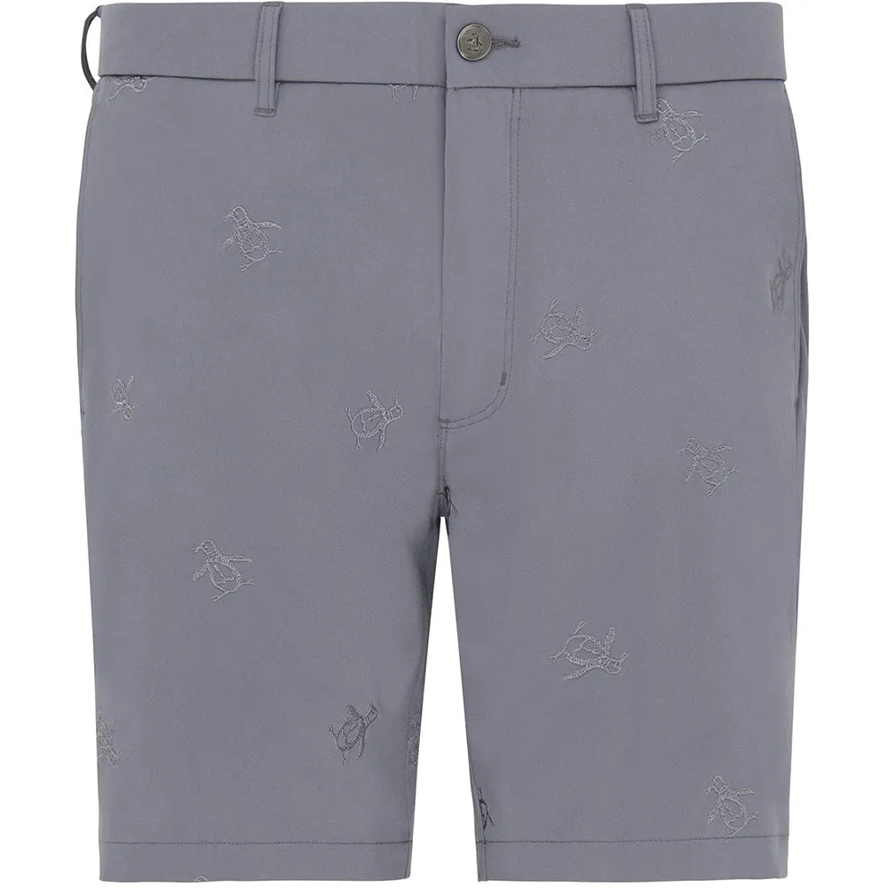 Original Penguin All-Over Pete Embroidery Shorts - Quiet Shade