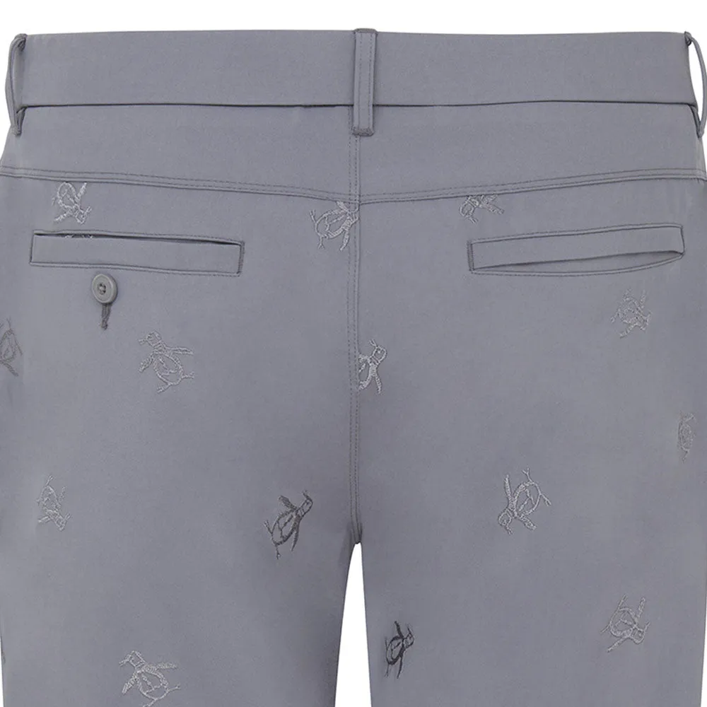 Original Penguin All-Over Pete Embroidery Shorts - Quiet Shade