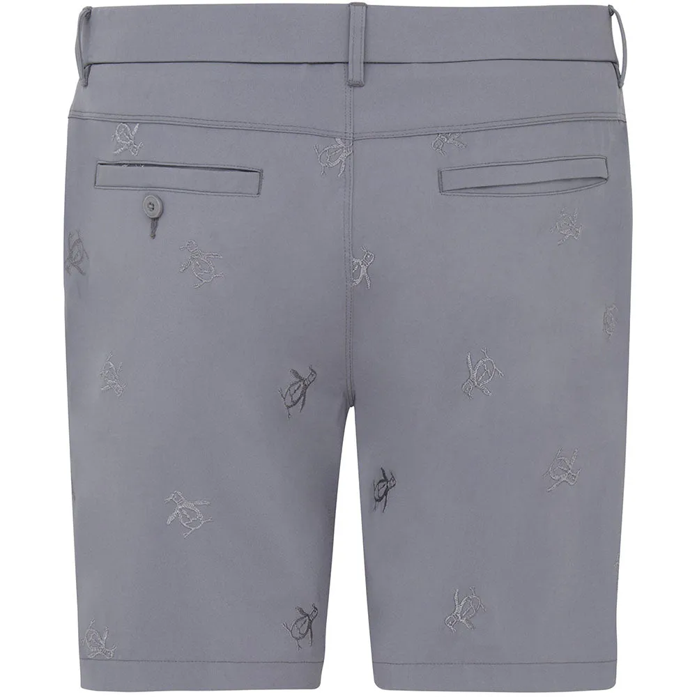 Original Penguin All-Over Pete Embroidery Shorts - Quiet Shade