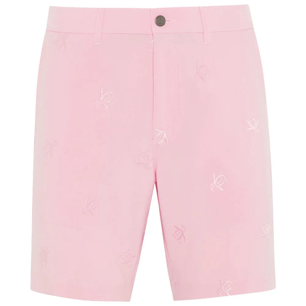 Original Penguin Space Dyed Pete Embroidered Shorts - Gelato Pink