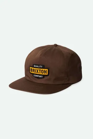 Osborn Snapback - Pinecone Brown Brixton