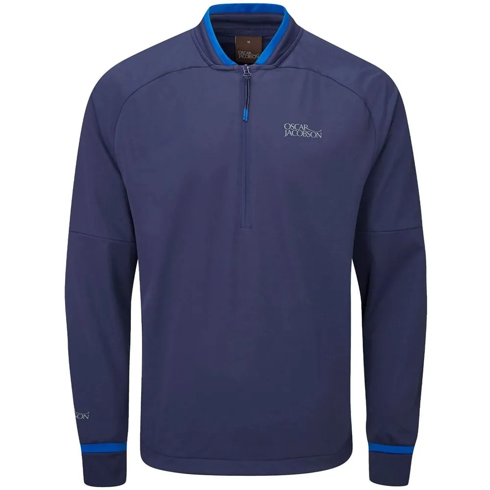 Oscar Jacobson Redfern 1/2 Zip Jacket - Navy
