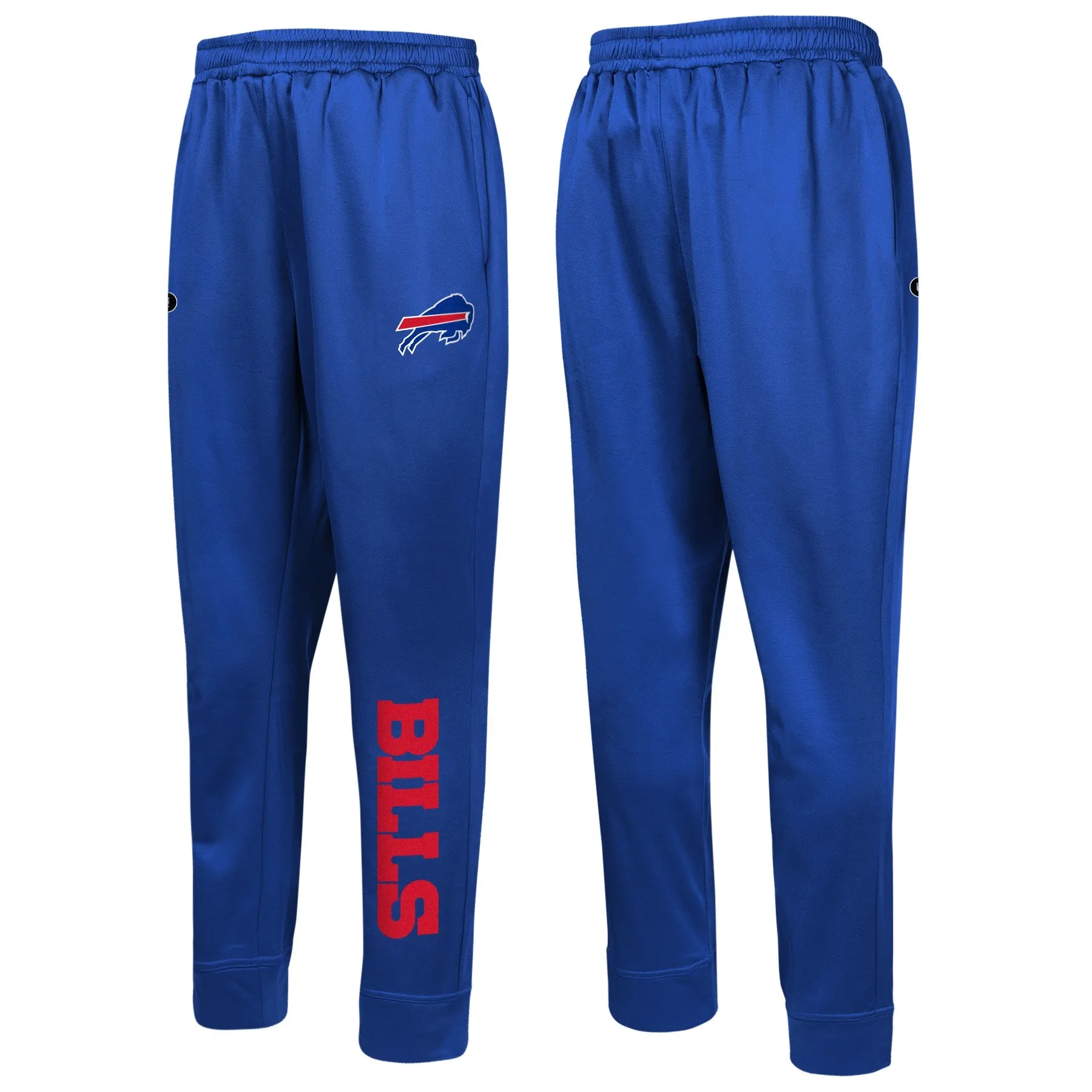 Outerstuff NFL Men's Buffalo Bills Side Line Elastic Tech Joggers