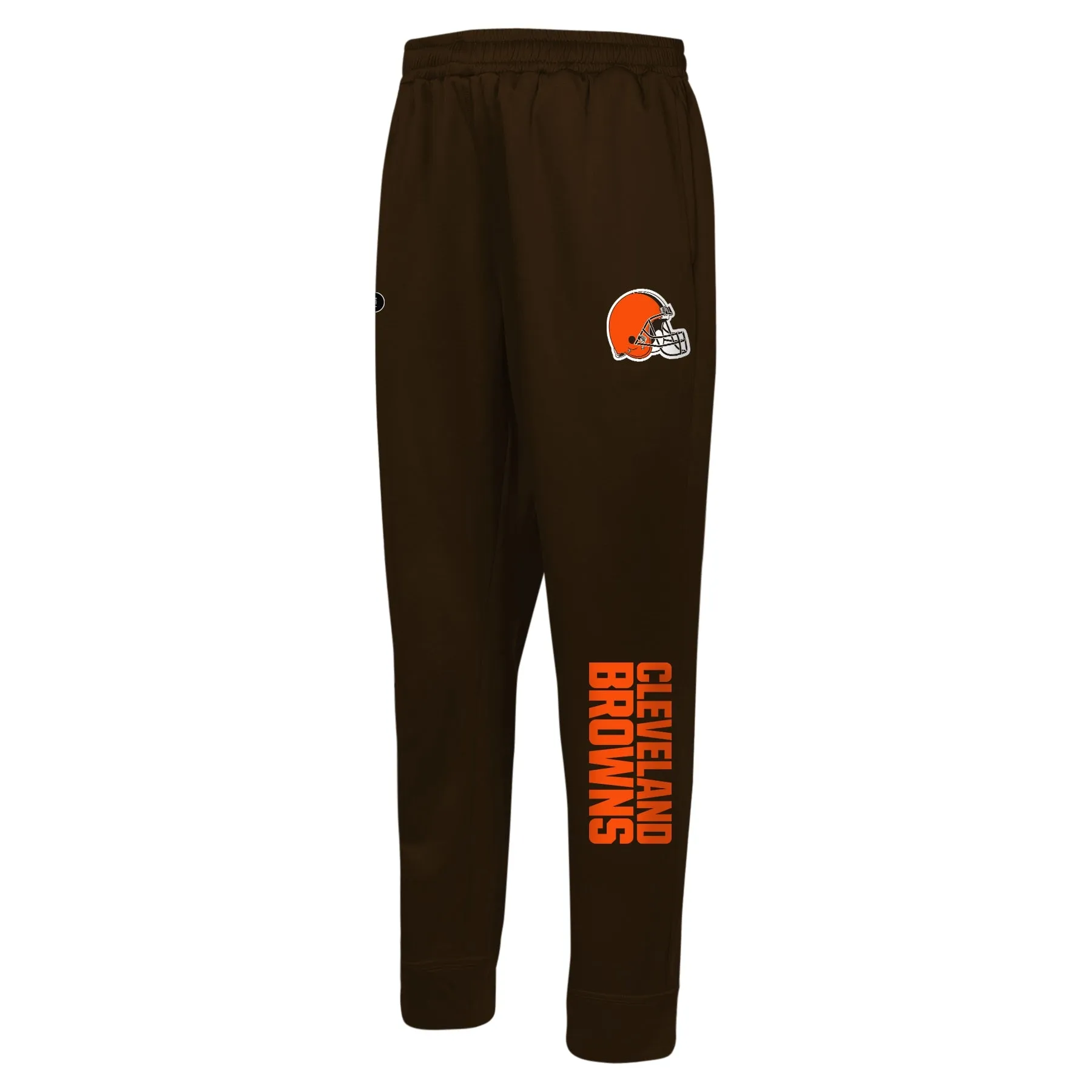 Outerstuff NFL Men's Cleveland Browns Side Line Elastic Tech Joggers