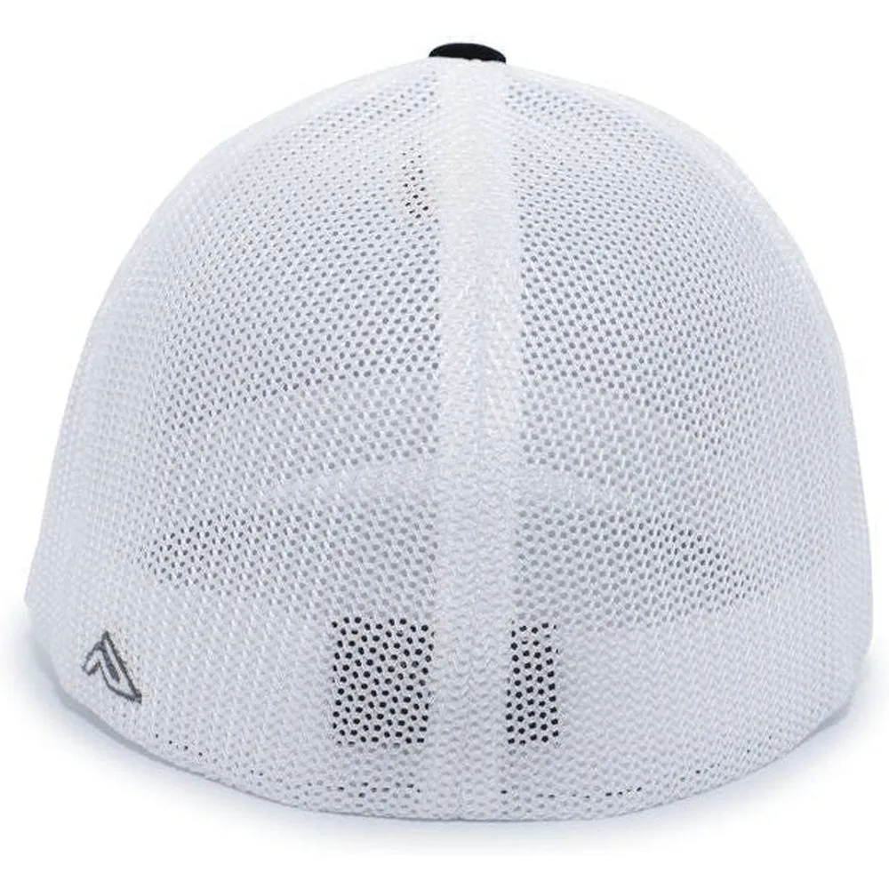 Pacific Headwear Aggressive Heather Trucker Flexfit Cap
