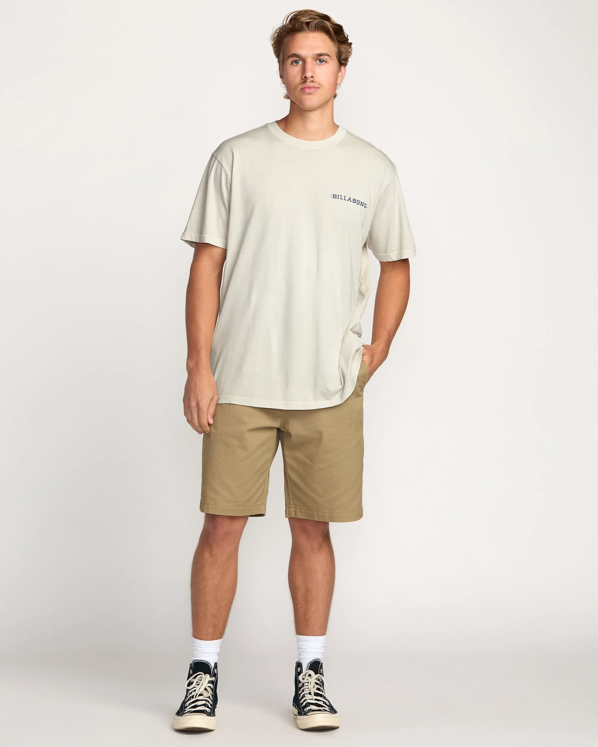 Paise Haze Premium Wave Wash Tee - Chino Billabong