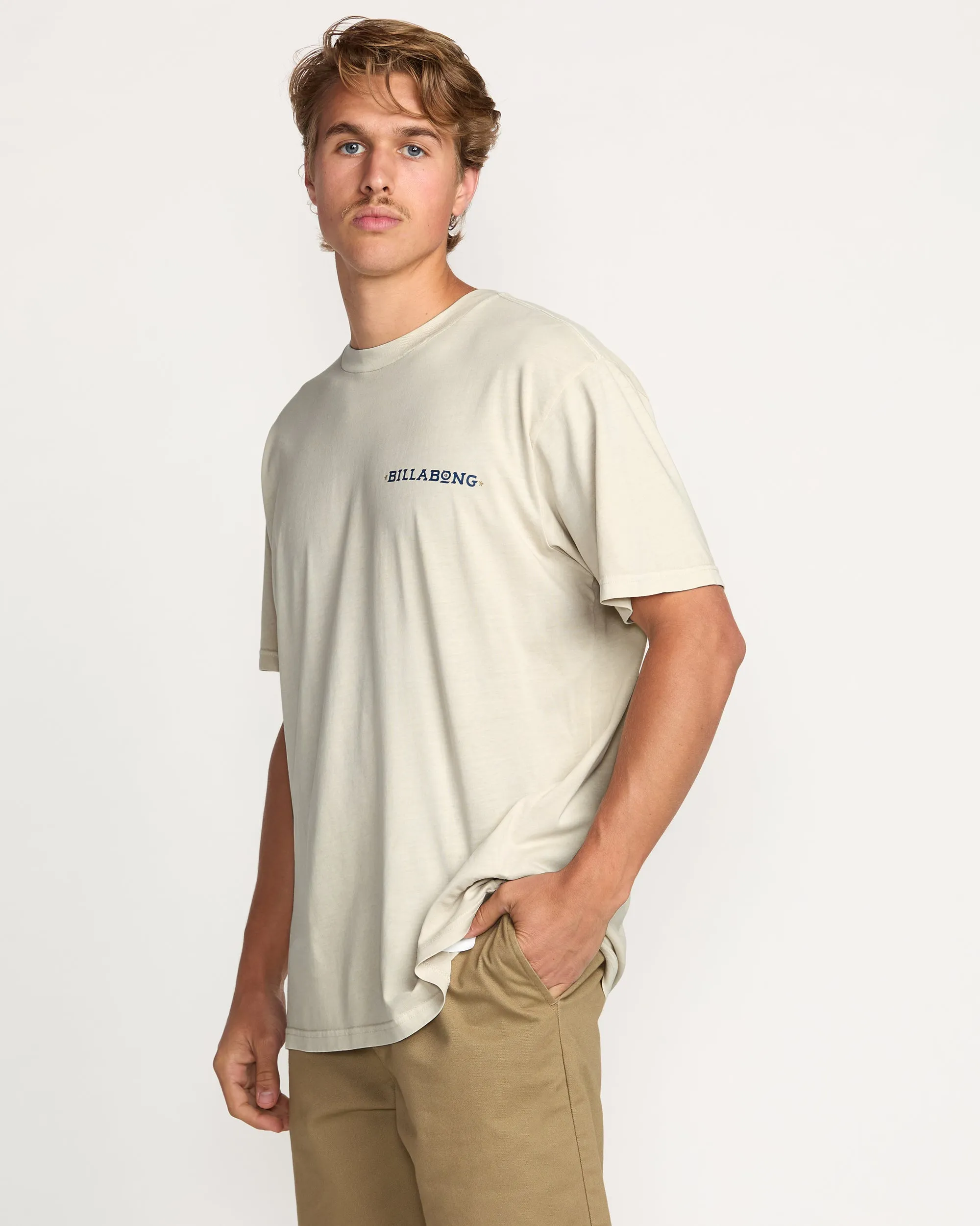Paise Haze Premium Wave Wash Tee - Chino Billabong