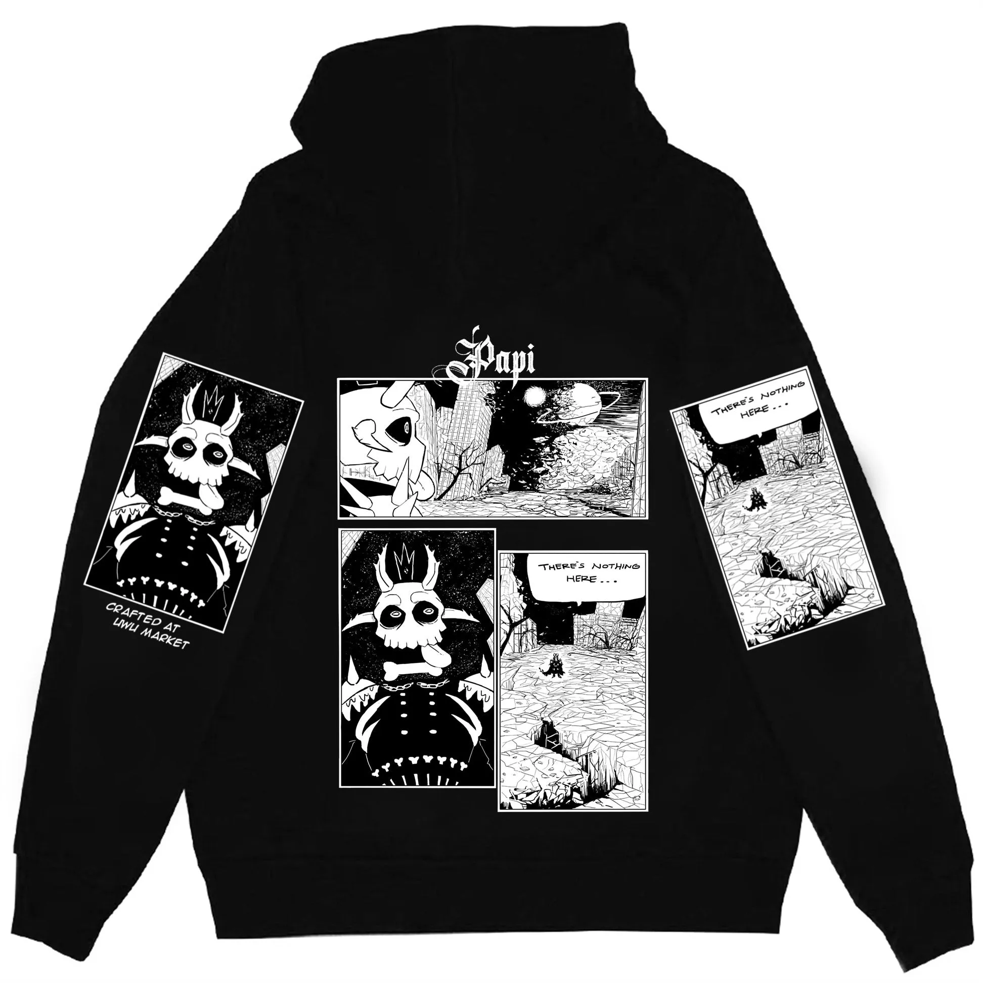 Papi Manga Panel Streetwear Hoodie