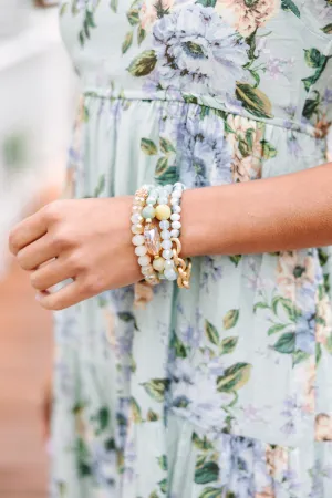 Party On Mint Green Bracelet Set