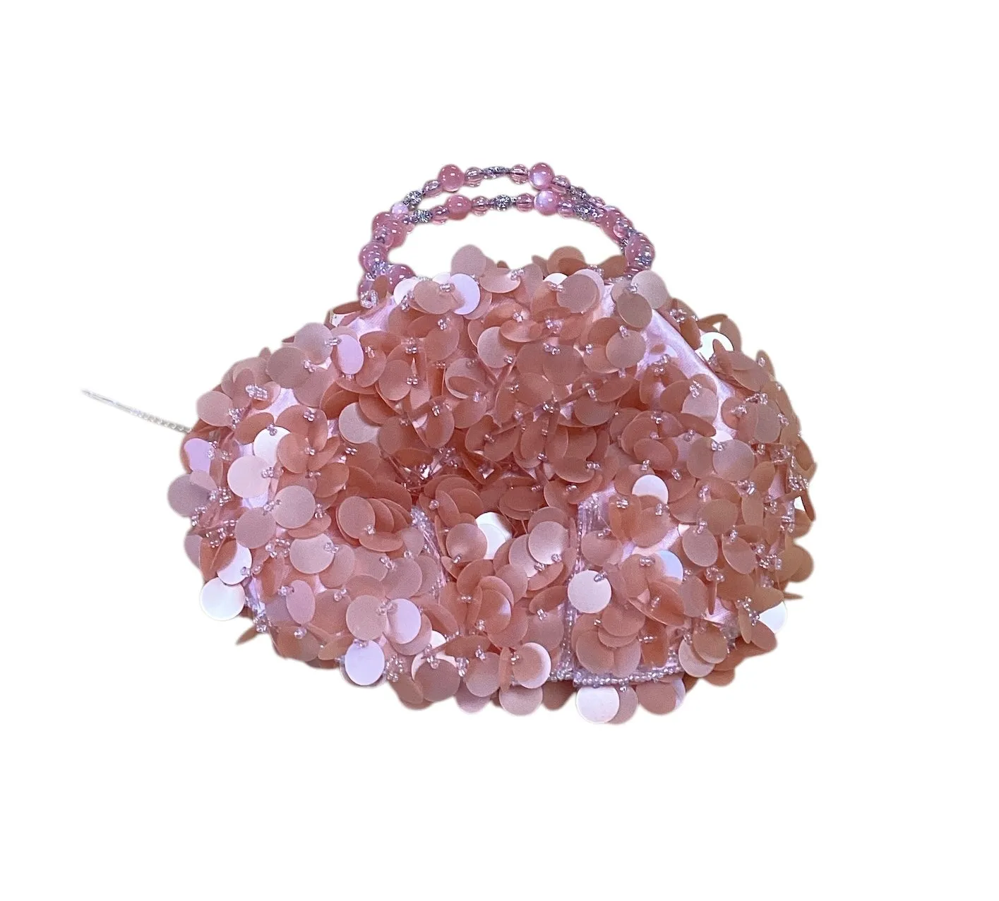 Peach Pearl Evening Bag