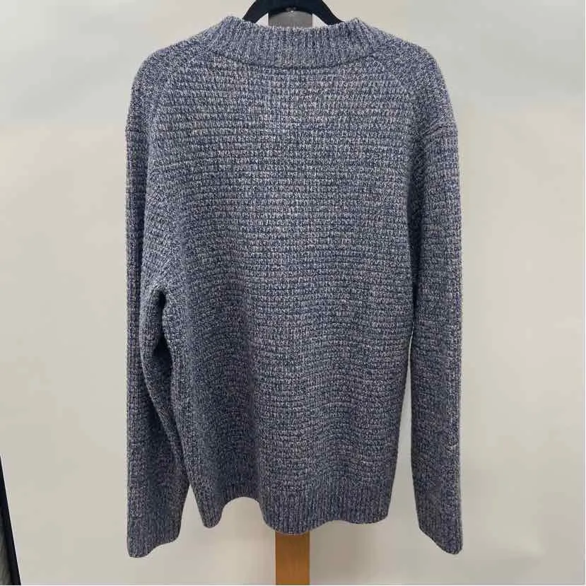 peter millar Men's Size XL Blue Wool Heathered Sweater