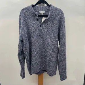 peter millar Men's Size XL Blue Wool Heathered Sweater