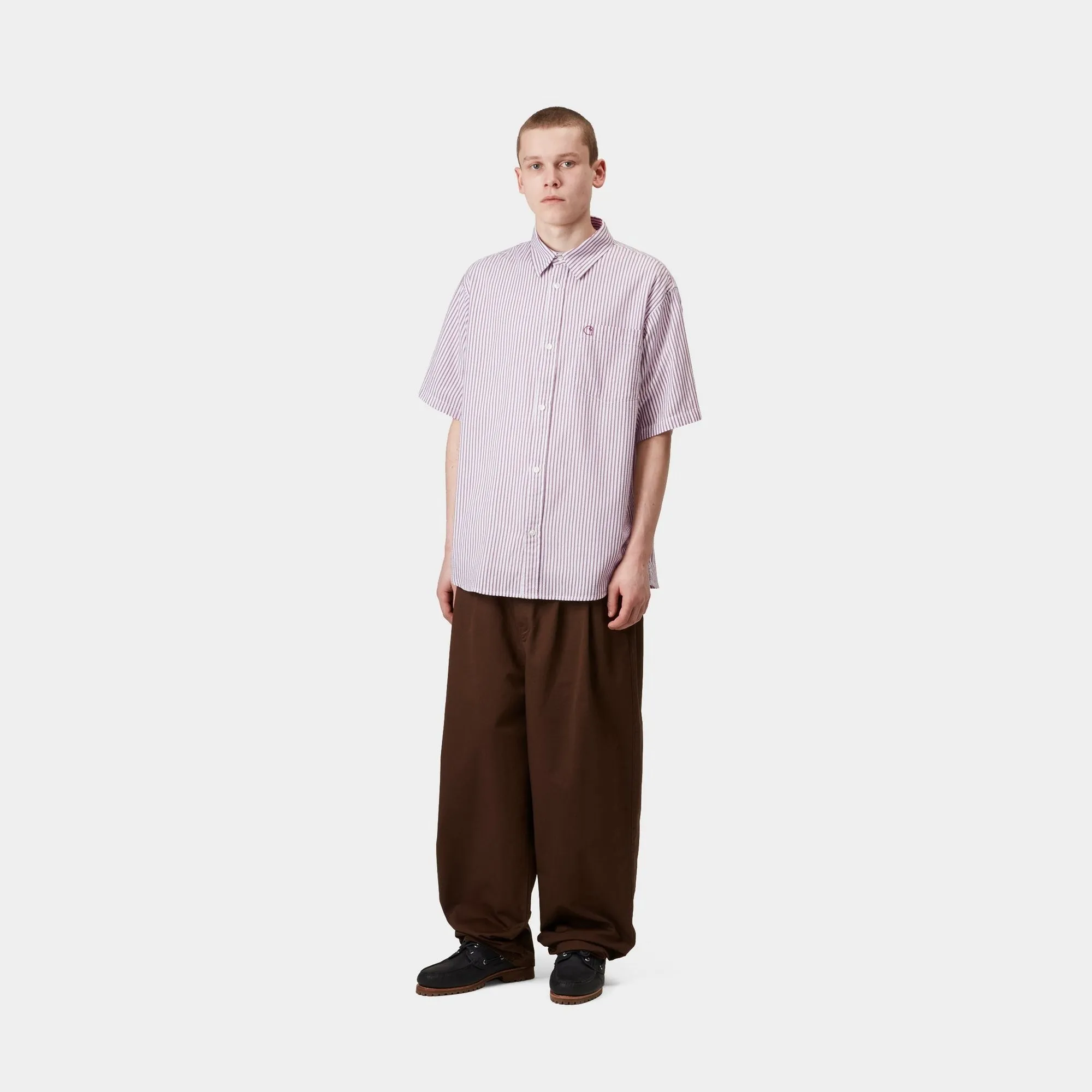 Phelps Stripe Shirt | Mulberry Carhartt WIP