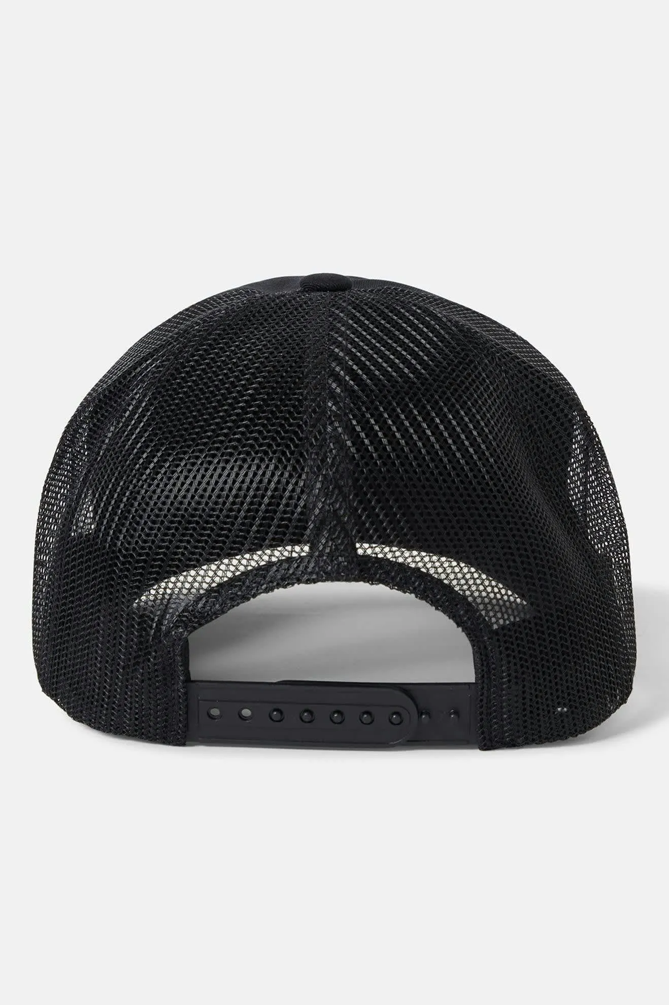 Phillips Netplus Trucker Hat - Black/Black Brixton