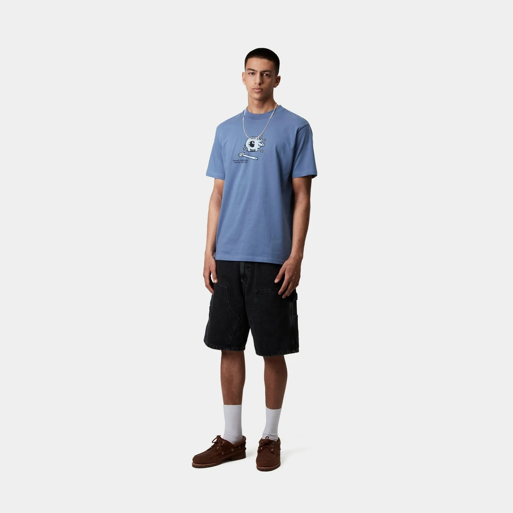 Piggybank T-Shirt | Blue Iris Carhartt WIP