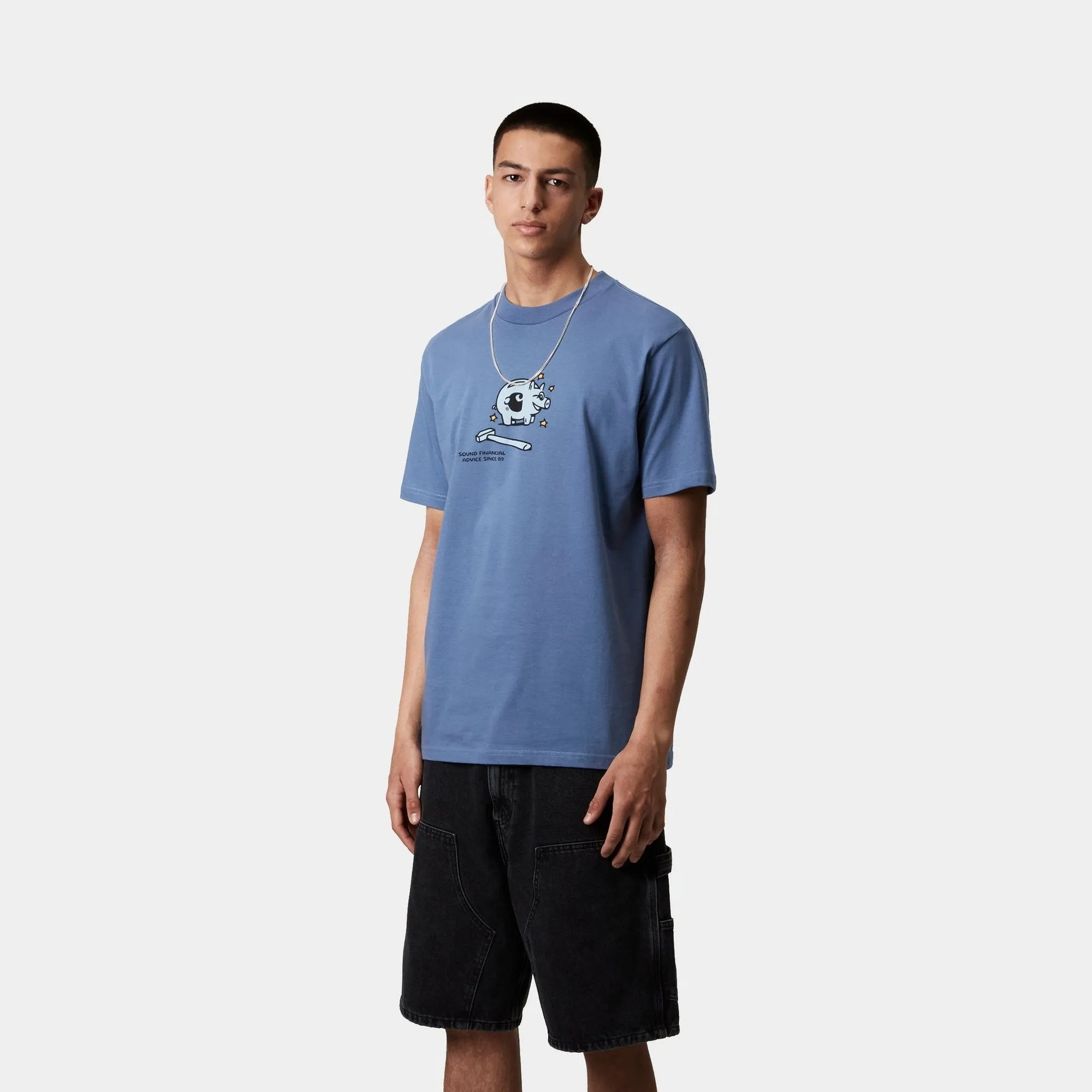 Piggybank T-Shirt | Blue Iris Carhartt WIP