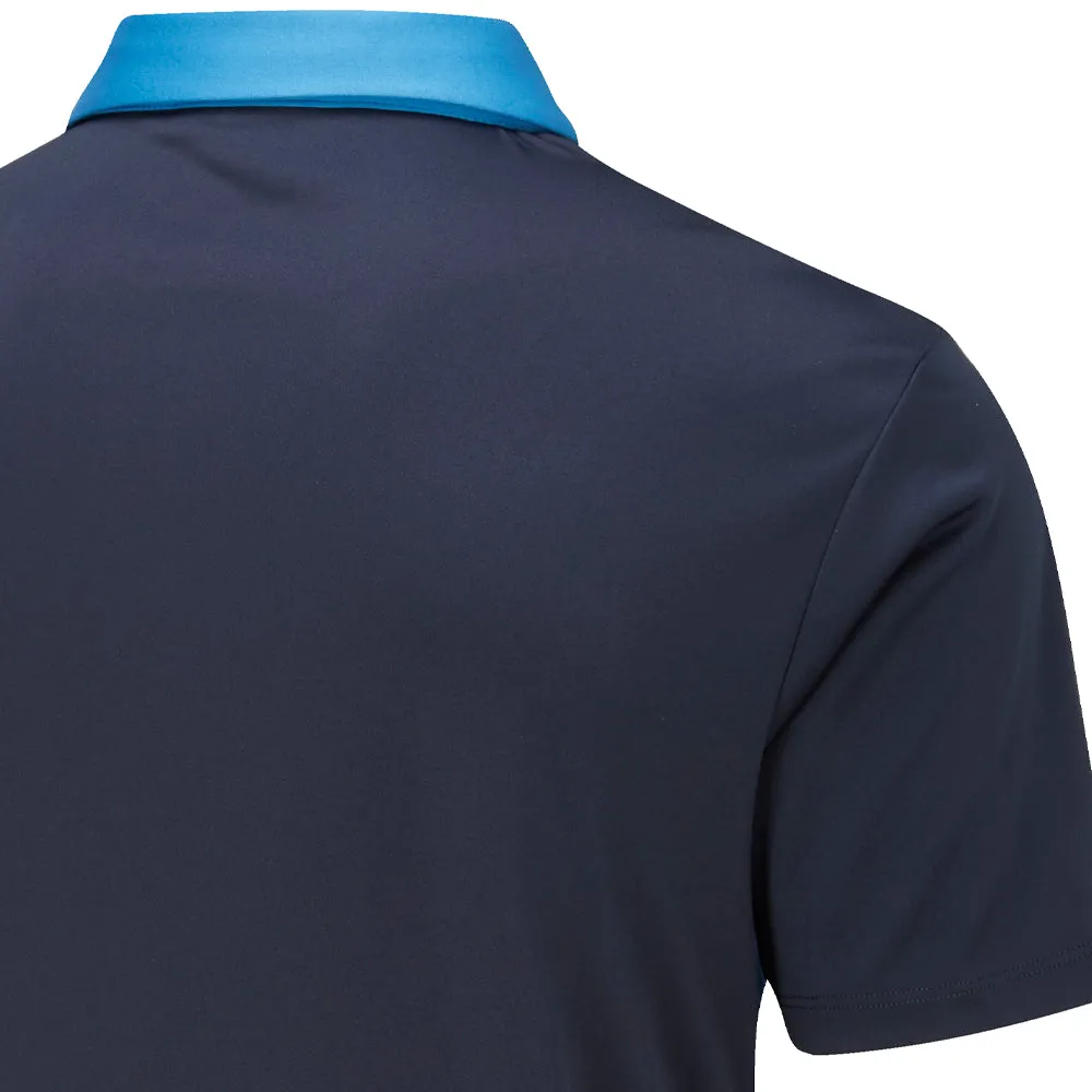 Ping Morten SensorCool Polo Shirt - Danube/Navy