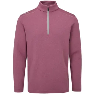 Ping Ramsey 1/2 Zip Pullover - Beet Red Marl