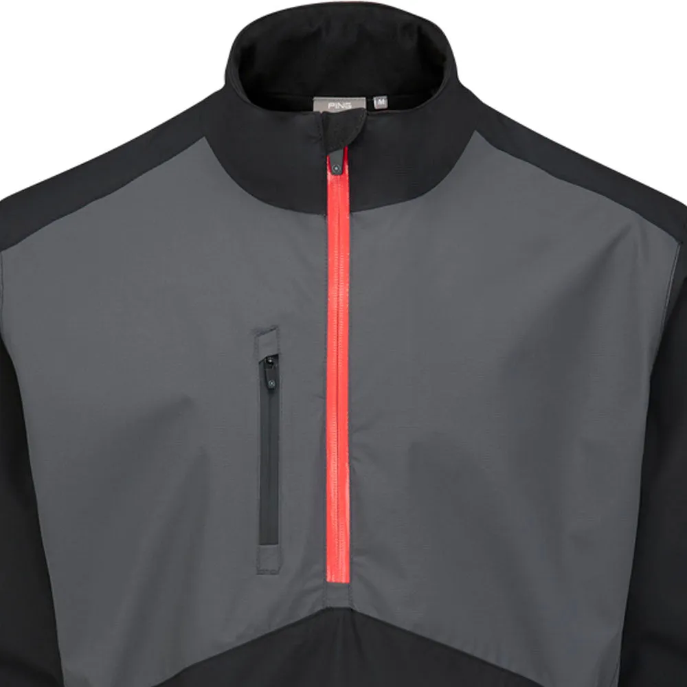 Ping SensorDry S2 Pro 1/2 Zip Waterproof Jacket - Black/Asphalt
