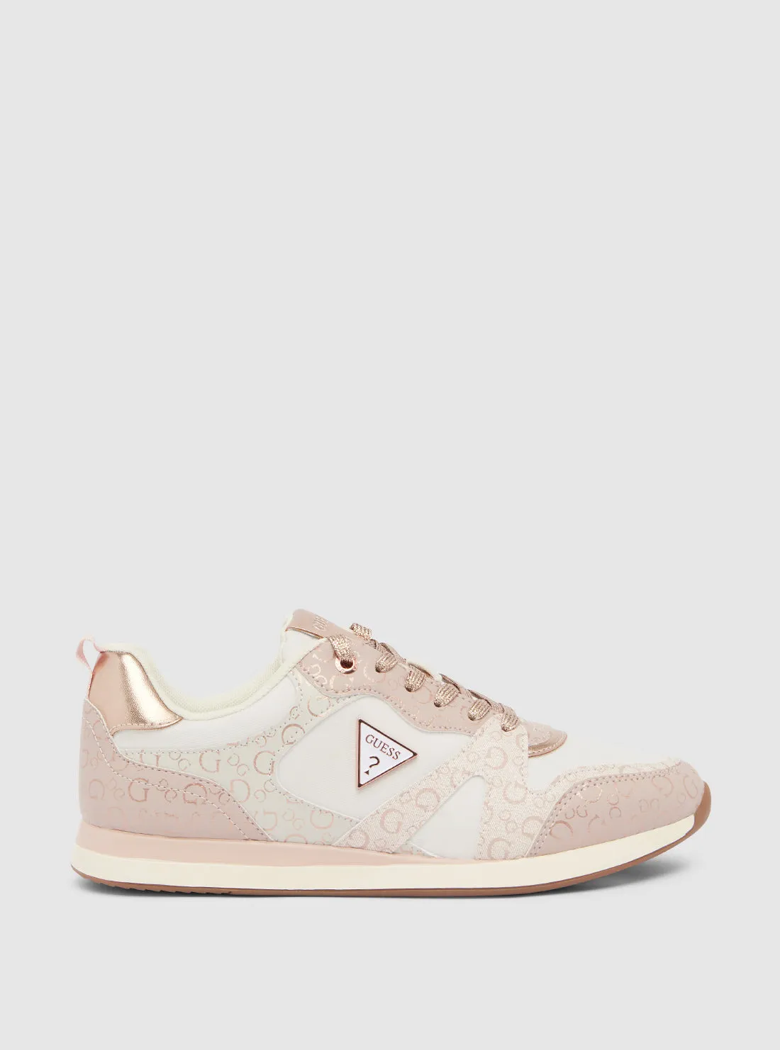 Pink Thanes Low-Top Sneakers Guess
