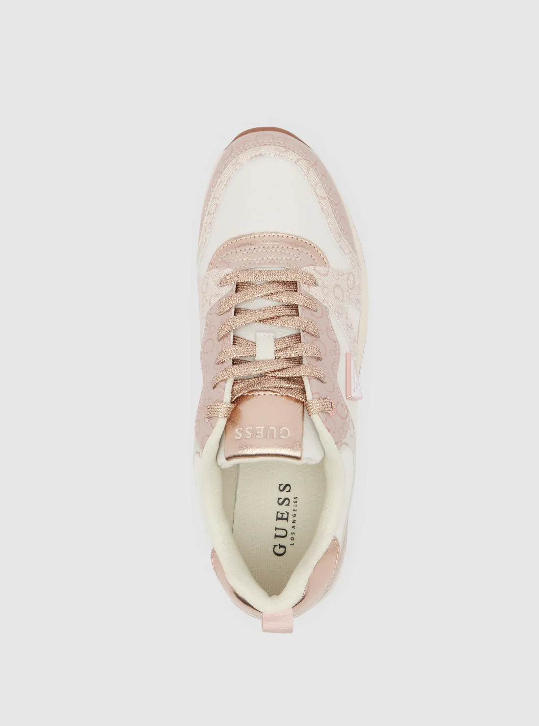 Pink Thanes Low-Top Sneakers Guess