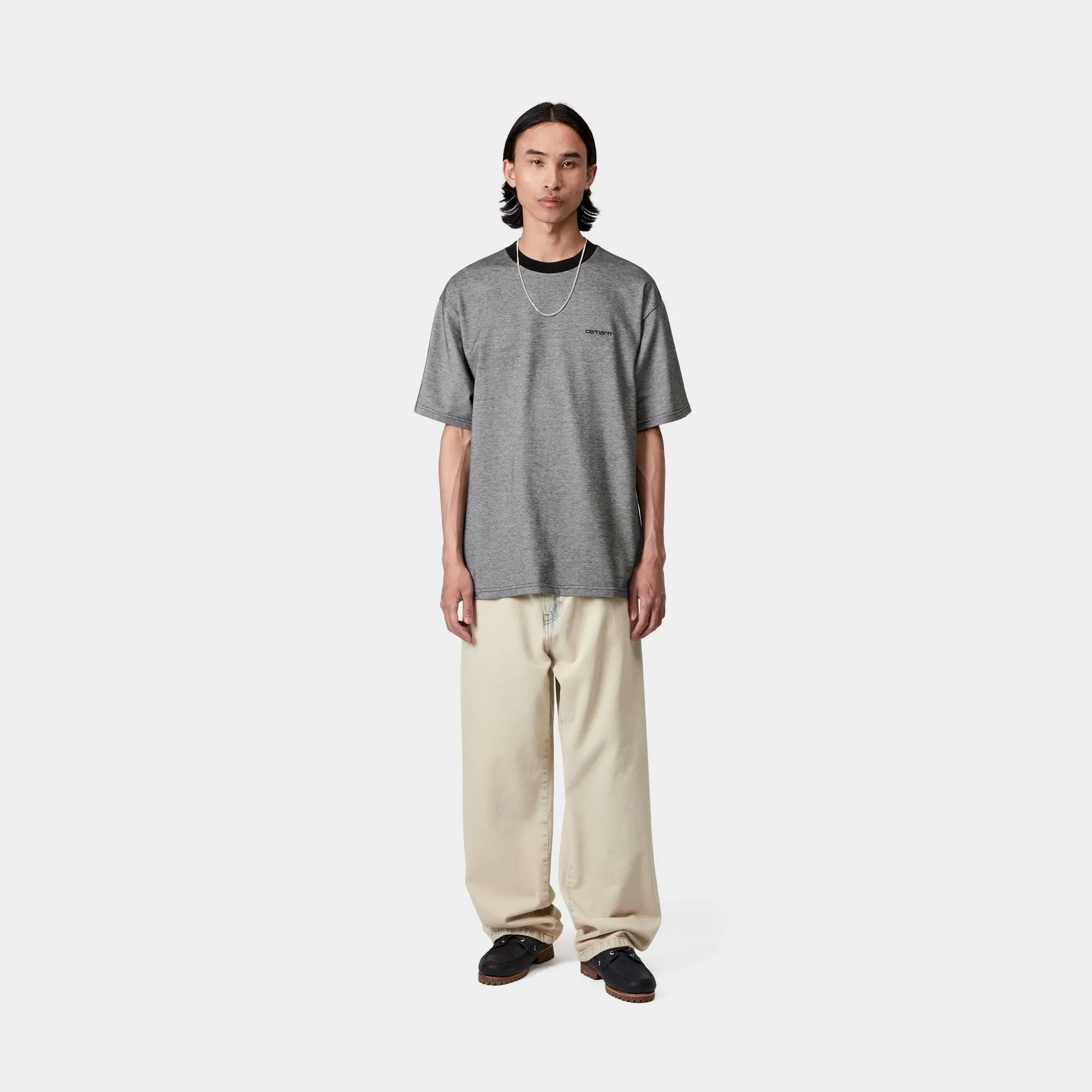 Piqu T-Shirt | Black / White / Black Carhartt WIP