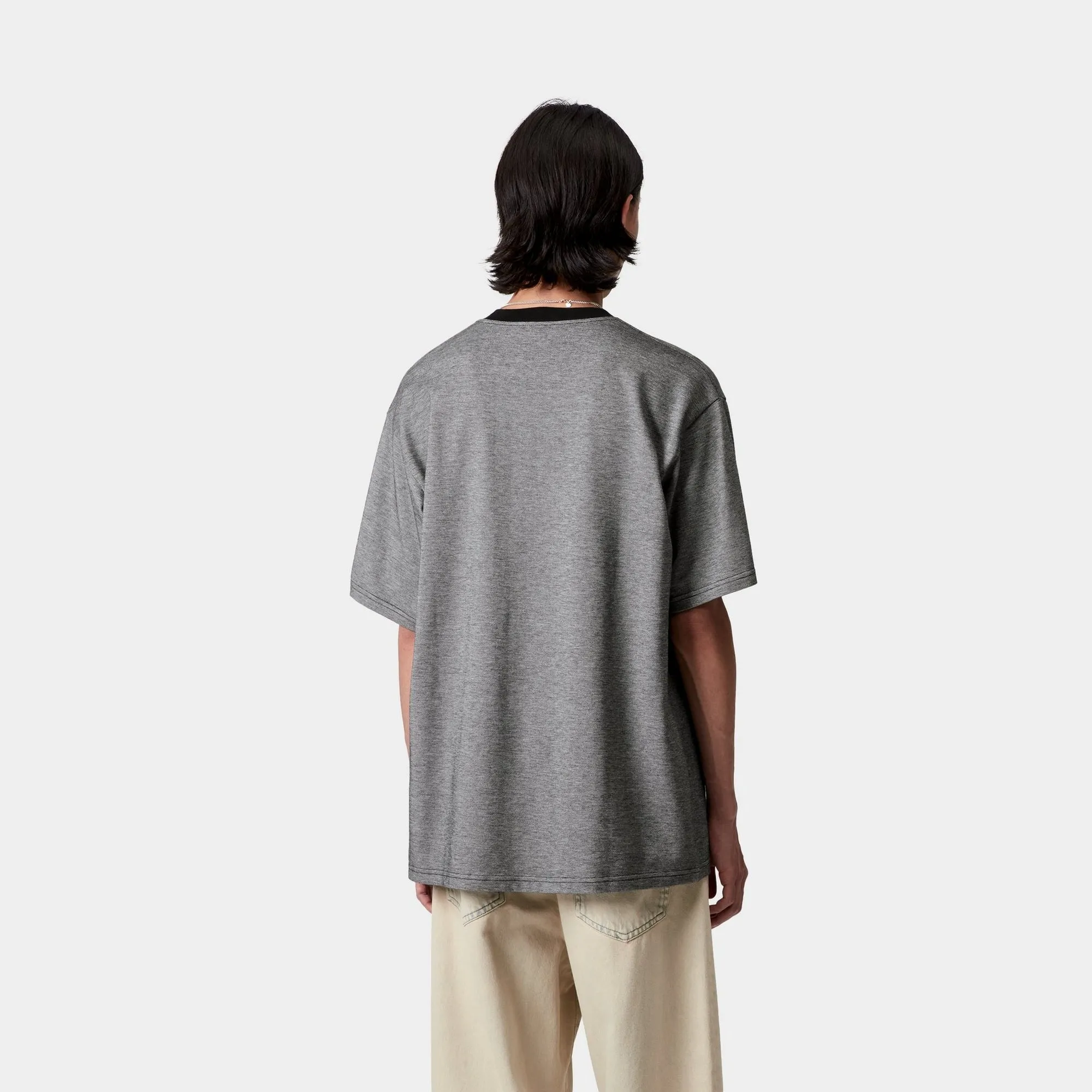 Piqu T-Shirt | Black / White / Black Carhartt WIP