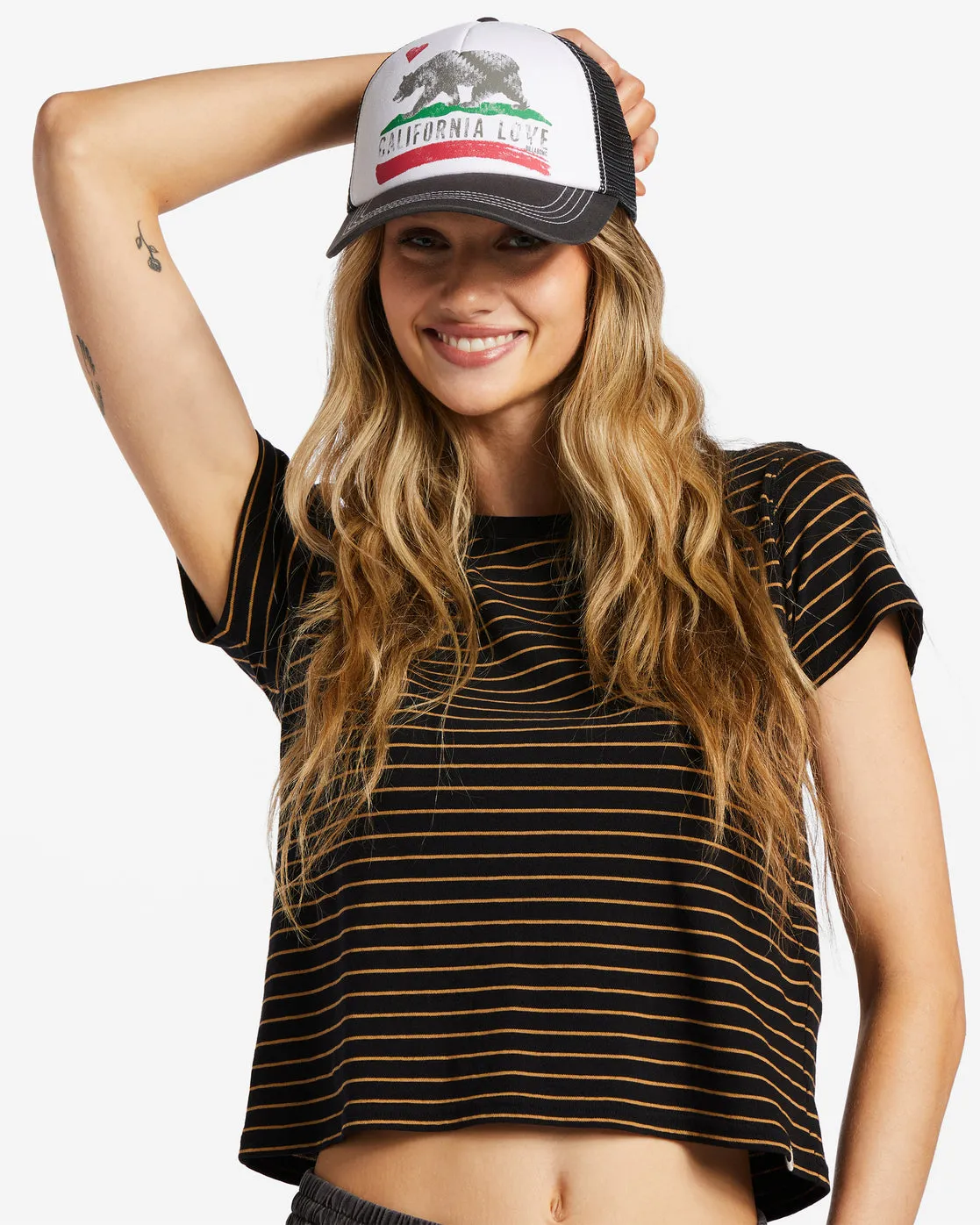 Pitstop Trucker Hat - Char 1 Billabong