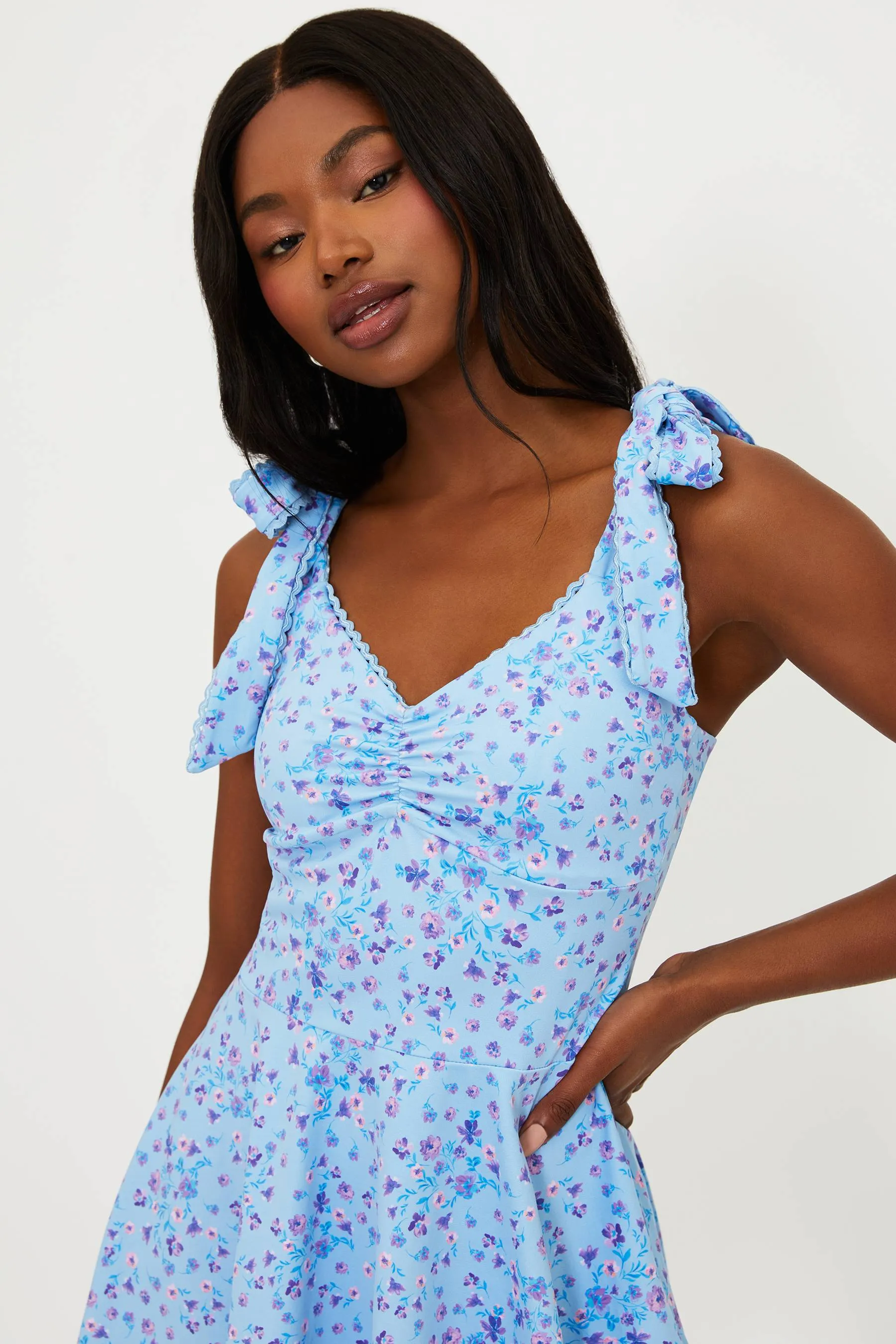 Pixie Dress Iris Petal Beach Riot