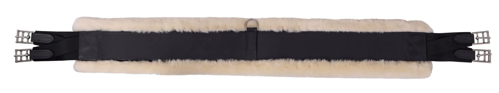 Platinum Leather Girth Removable Sheepskin backing
