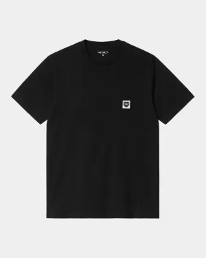 Pocket Heart T-Shirt | Black / Black Carhartt WIP