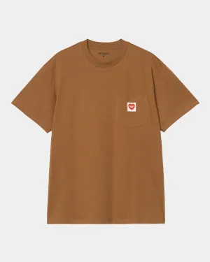 Pocket Heart T-Shirt | Hamilton Brown Carhartt WIP