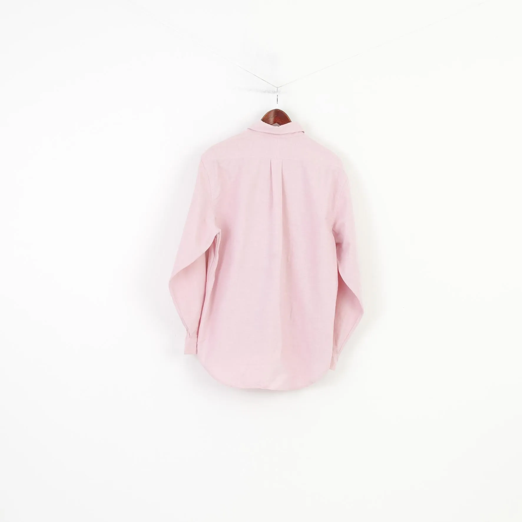 Polo By Ralph Lauren Men 15 33 XL Casual Shirt Pink Long Sleeve  Cotton Vintage Classic Top