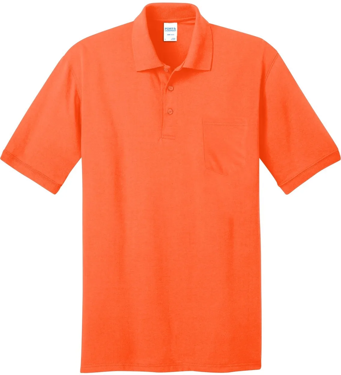 Port & CompanyCore Blend Jersey Knit Pocket Polo