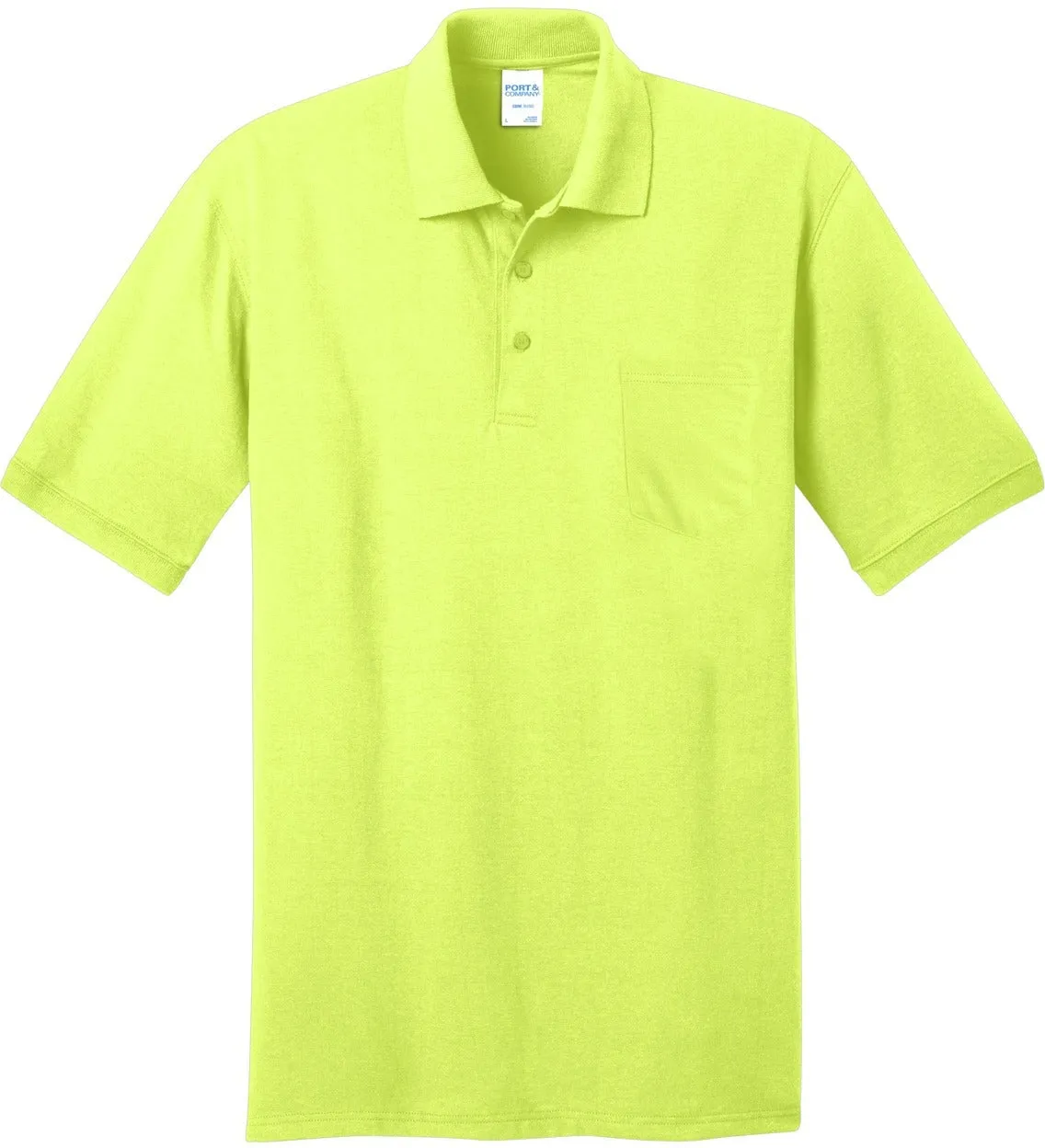 Port & CompanyCore Blend Jersey Knit Pocket Polo