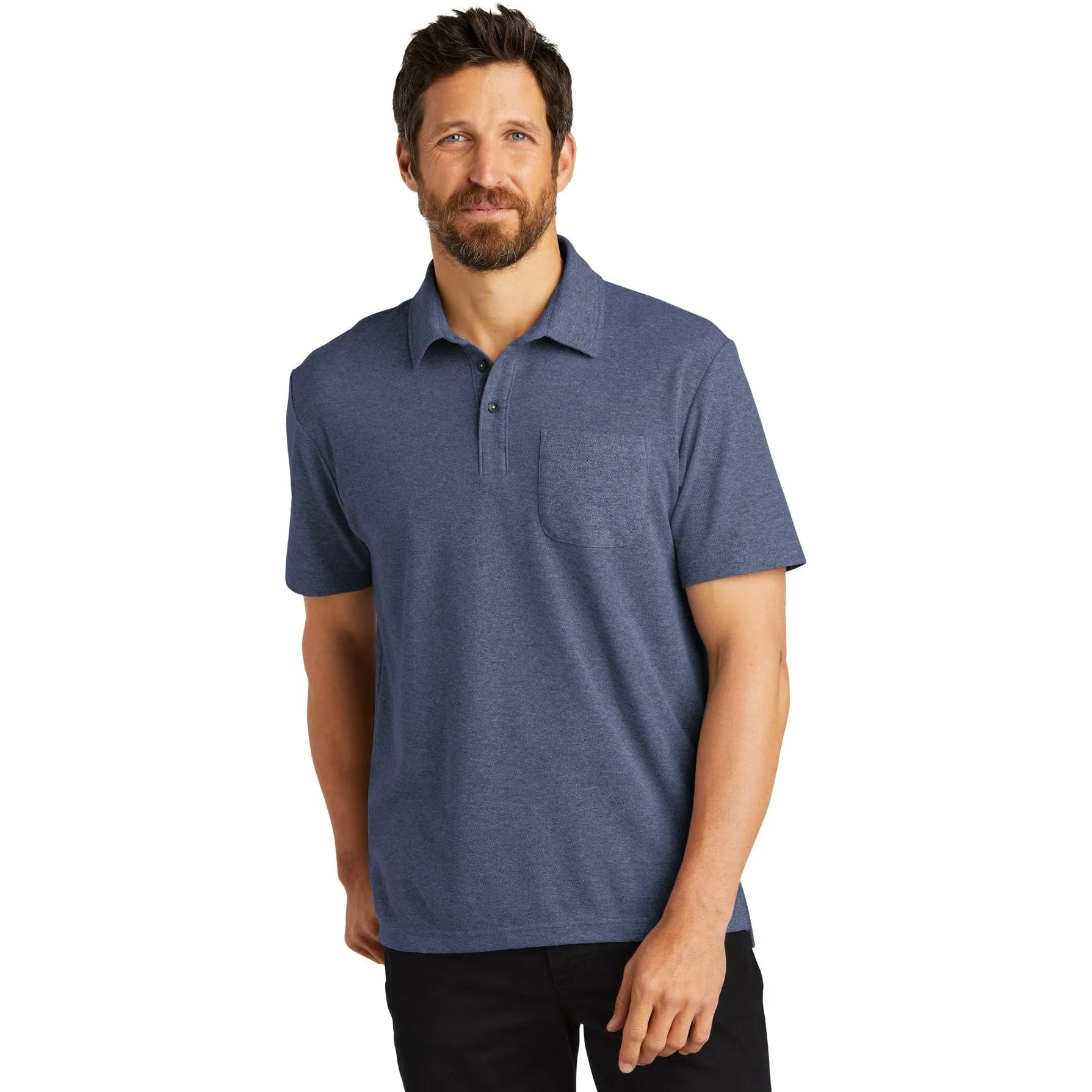 Port Authority C-Free Cotton Blend Pique Pocket Polo