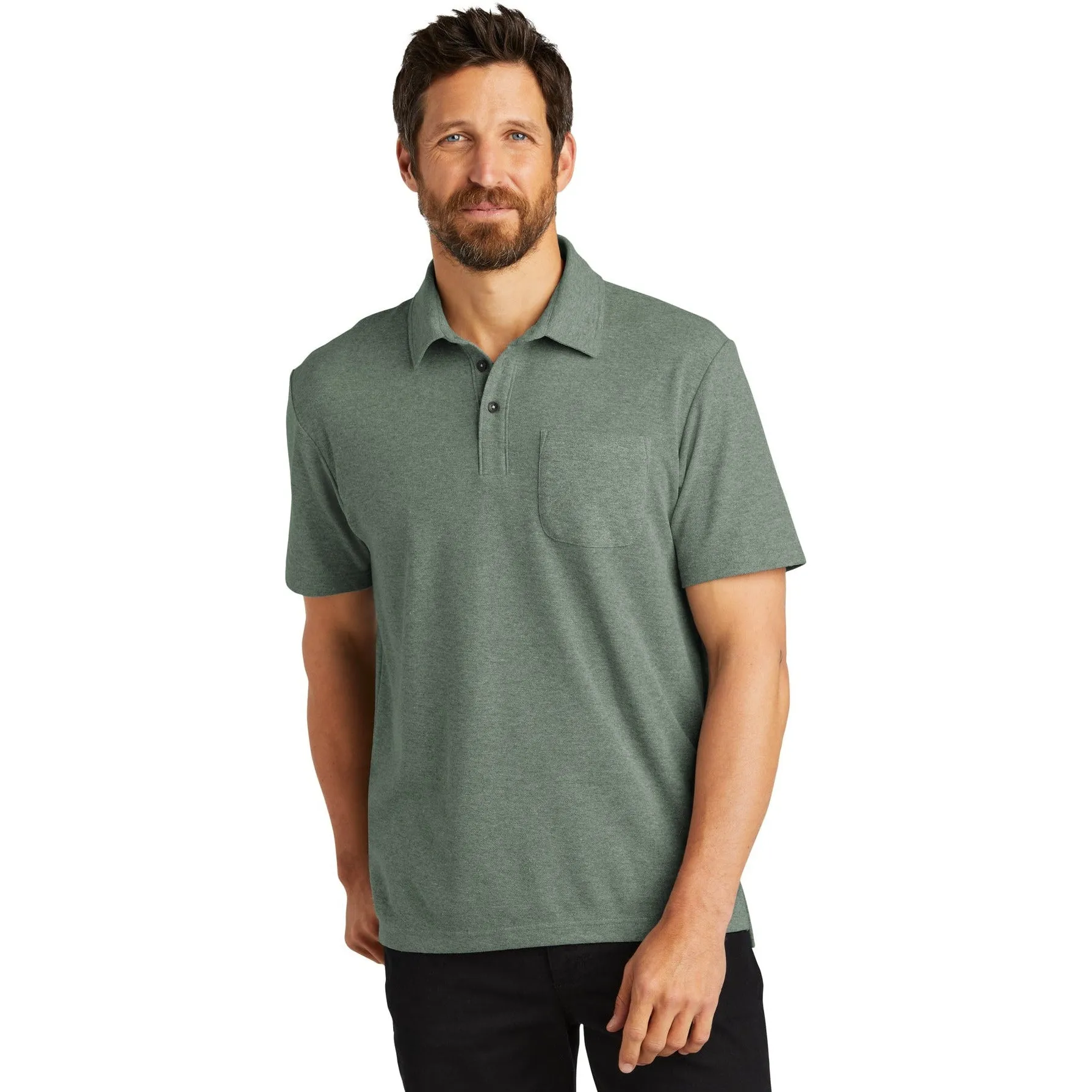 Port Authority C-Free Cotton Blend Pique Pocket Polo