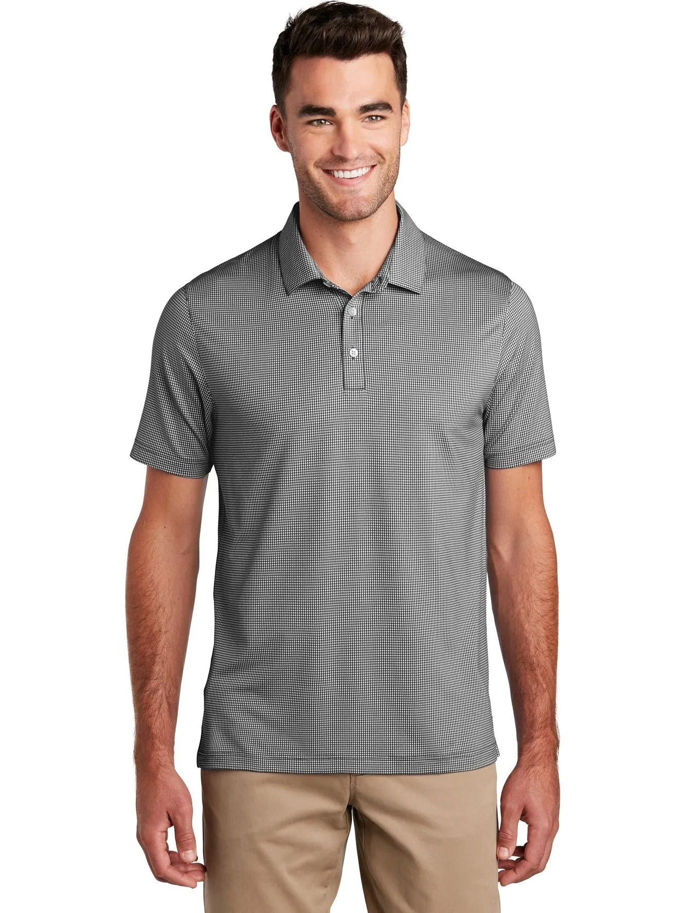 Port Authority Gingham Polo