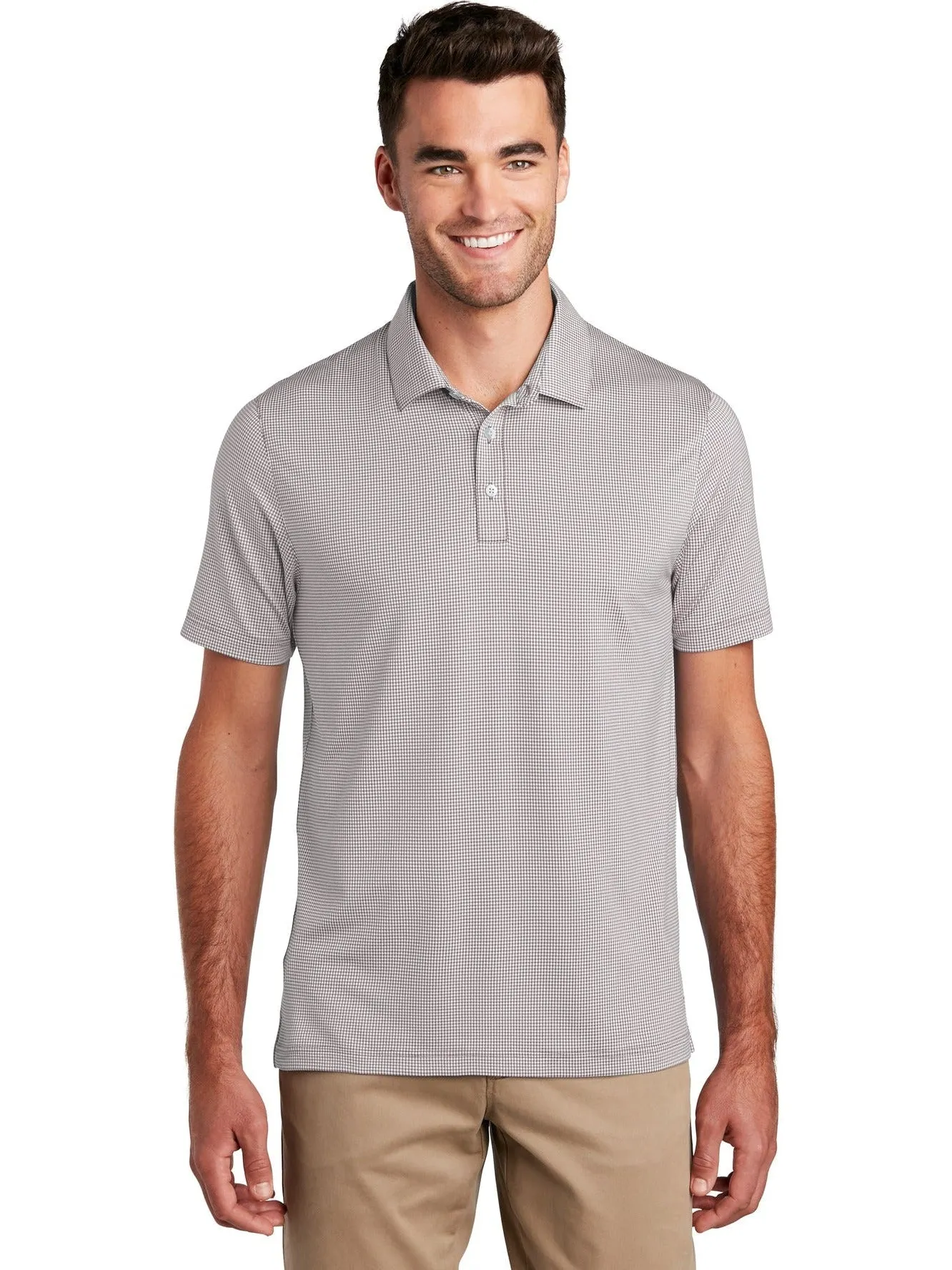 Port Authority Gingham Polo